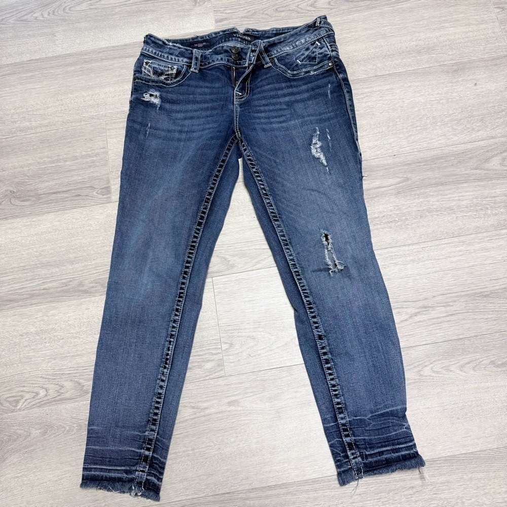 VIGOSS The Chelsea Skinny distressed Women's Jeans